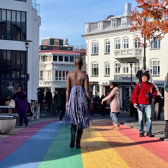 Handmade Macramé Rope Dress - Picture 3 of 16